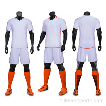 Set uniforme della maglia di calcio di calcio di sublimazione personalizzata